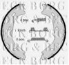 BORG & BECK BBS6070 Brake Shoe Set